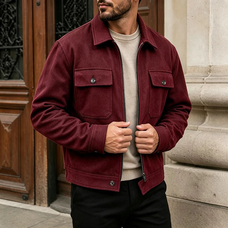Men's Brushed Overshirt Jacket
