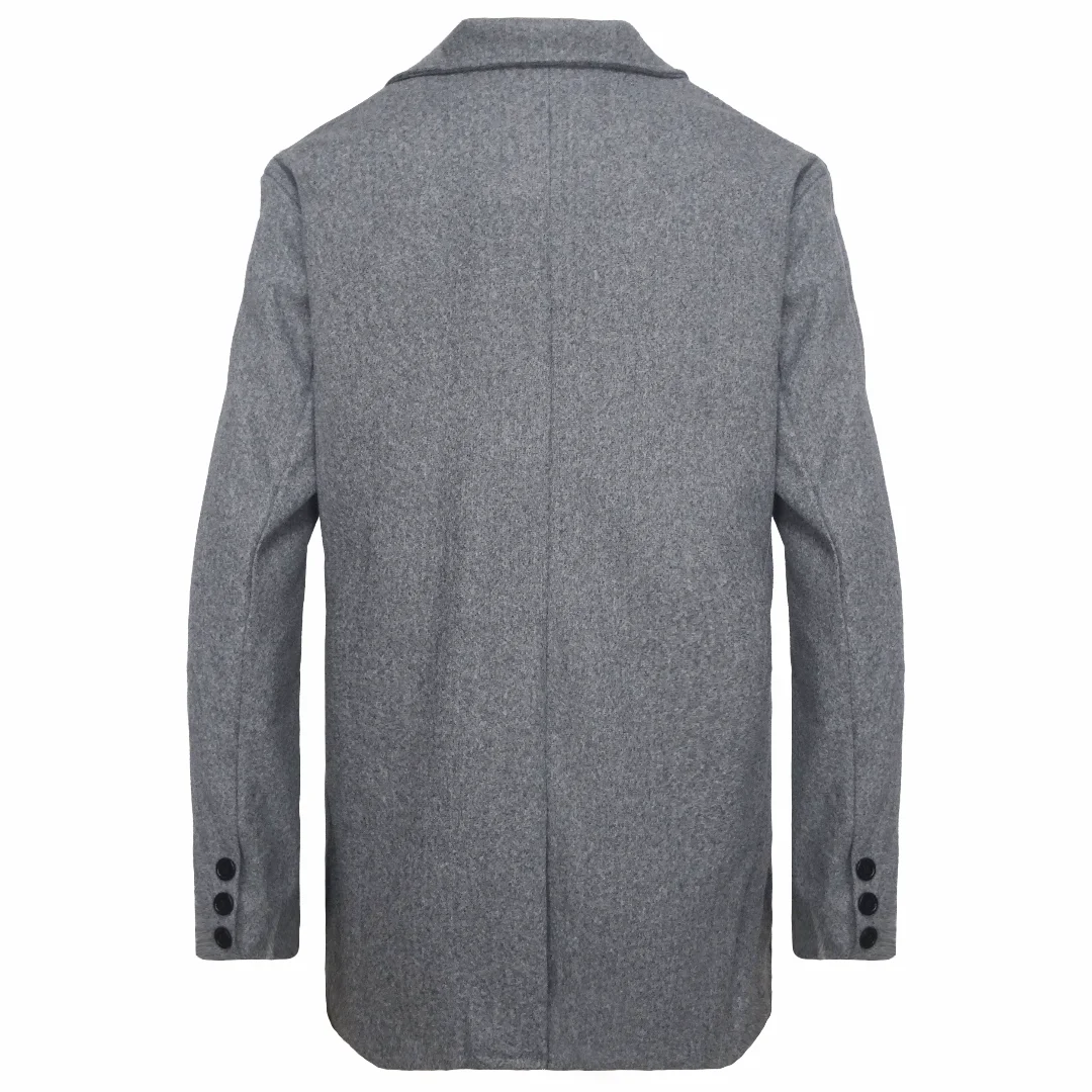 Men's Longline Textured Coat