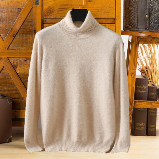 Men's Turtleneck Knit Sweater