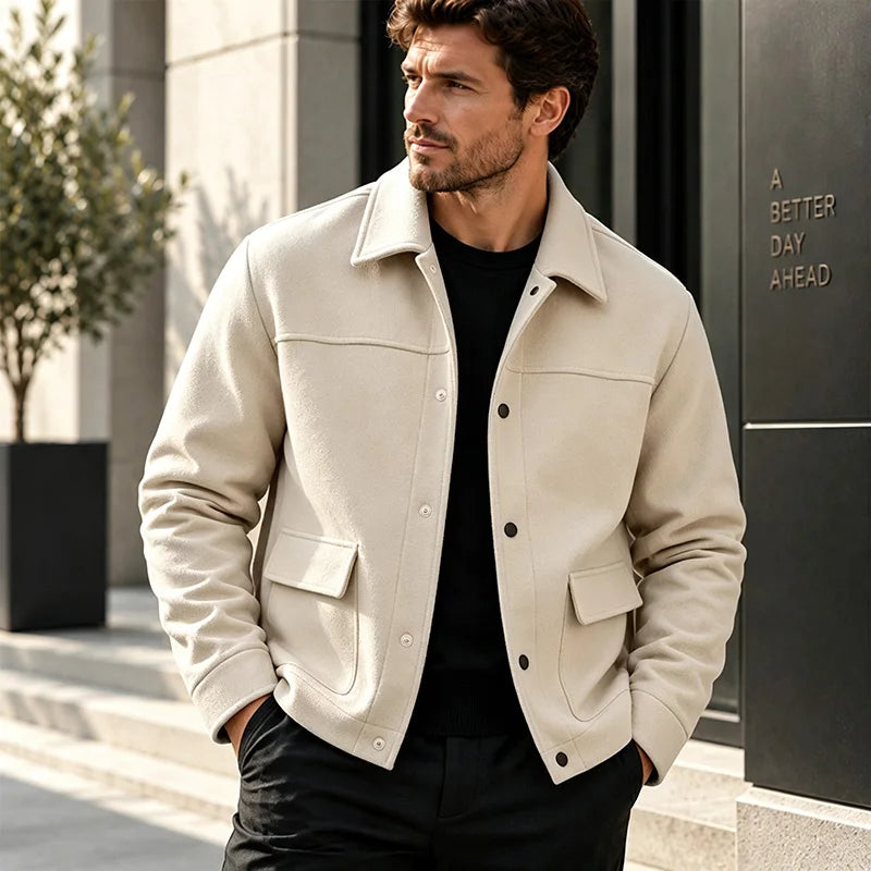 Men's Brushed Shirt Jacket