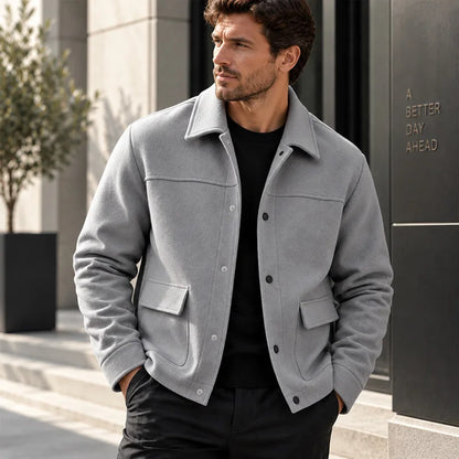 Men's Brushed Shirt Jacket