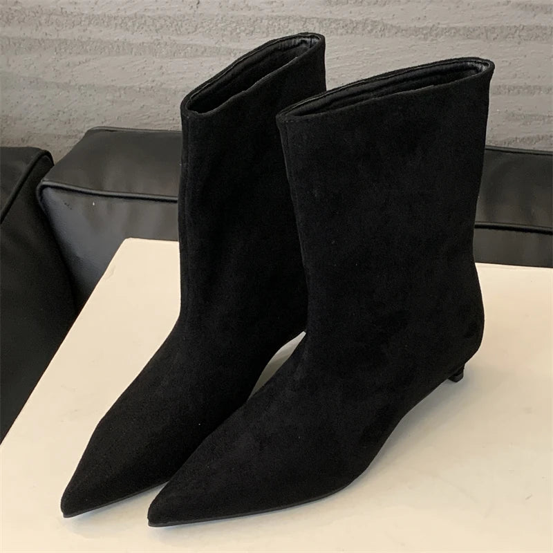 Women's Pointed-Toe Ankle Boots