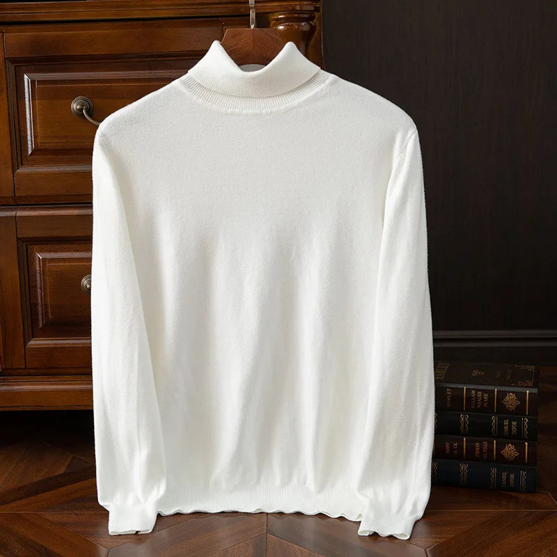 Men's Turtleneck Knit Sweater