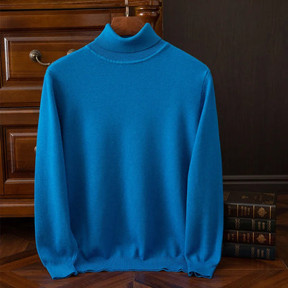 Men's Turtleneck Knit Sweater