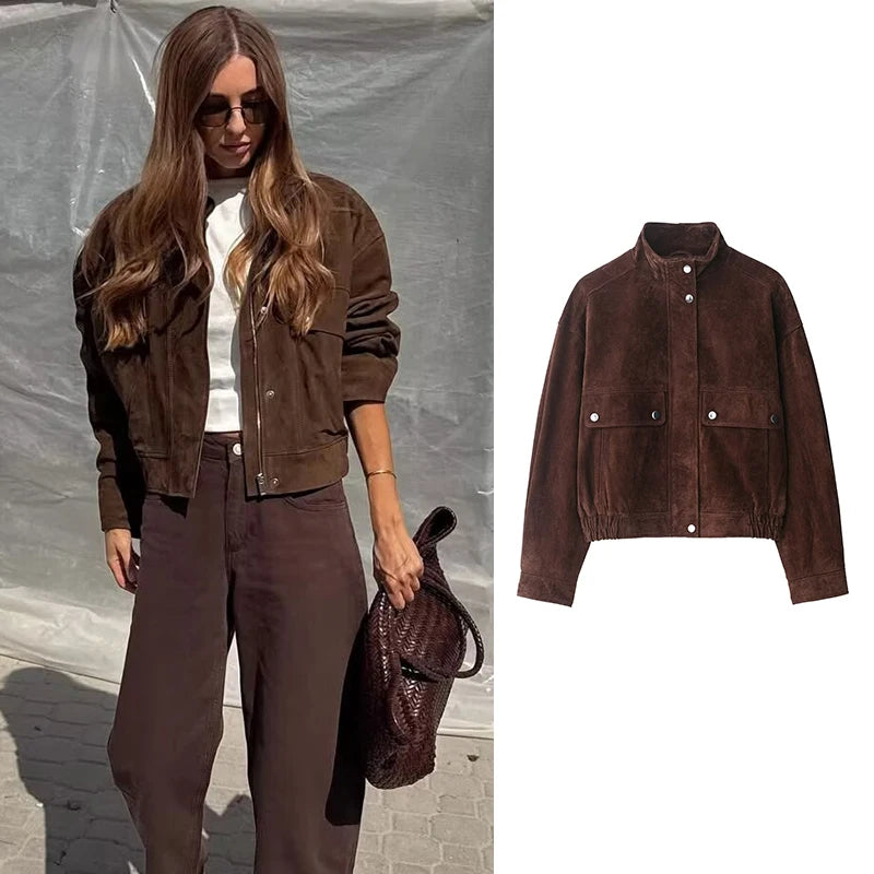 Women's Pocketed Short Jacket