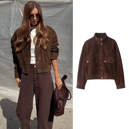 Women's Pocketed Short Jacket