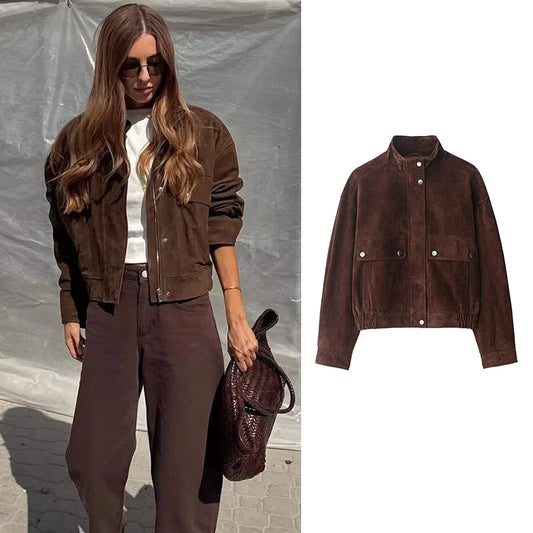 Women's Pocketed Short Jacket