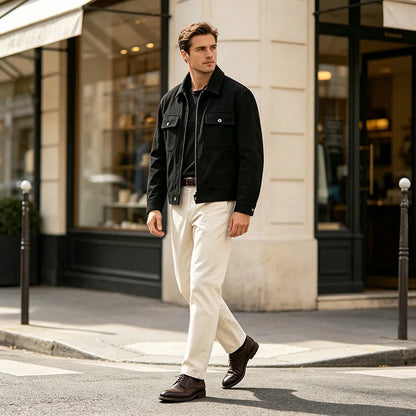 Men's Brushed Overshirt Jacket