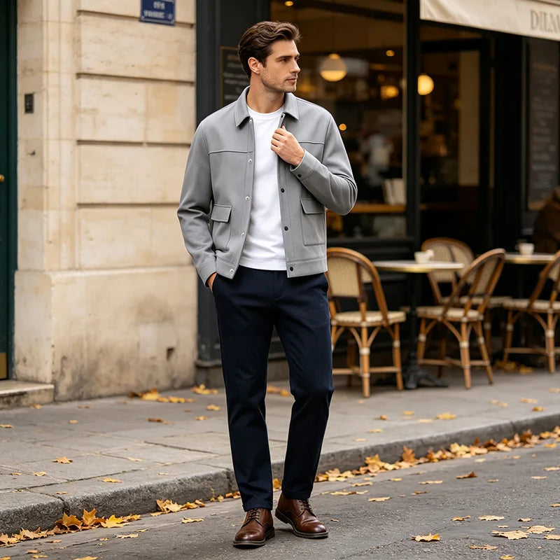 Men's Brushed Shirt Jacket