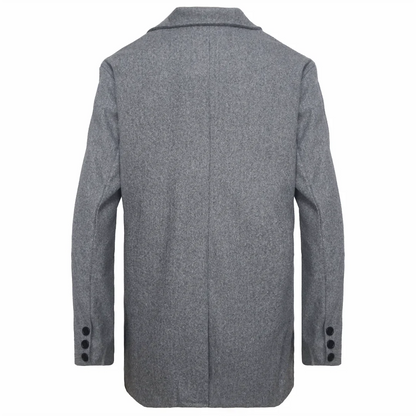 Men's Longline Textured Coat