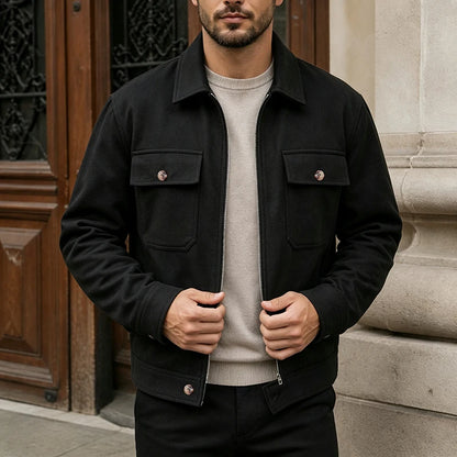 Men's Brushed Overshirt Jacket