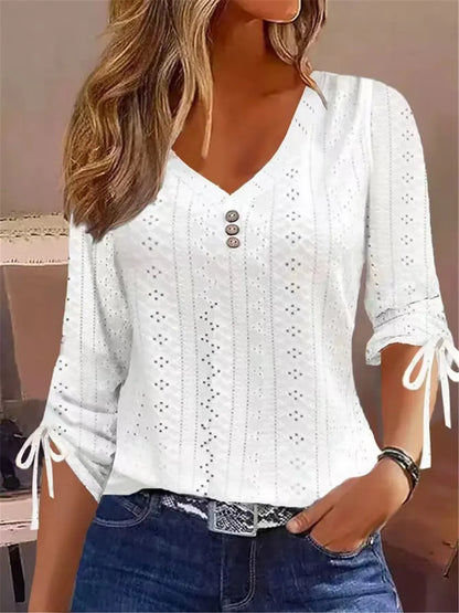 Women's Lace Long-Sleeve Top