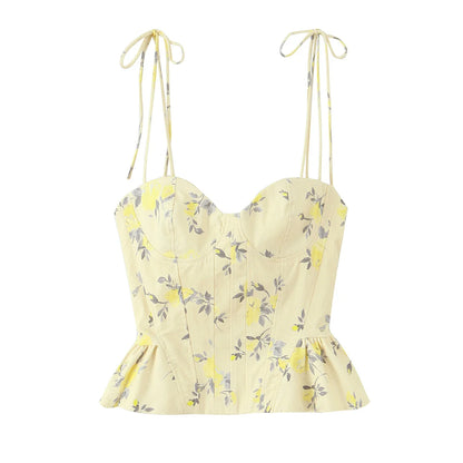 Women's Floral Corset Camisole