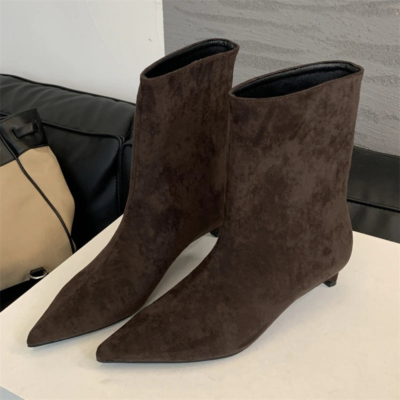 Women's Pointed-Toe Ankle Boots