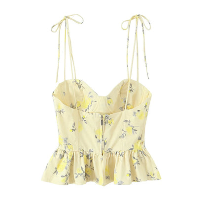 Women's Floral Corset Camisole