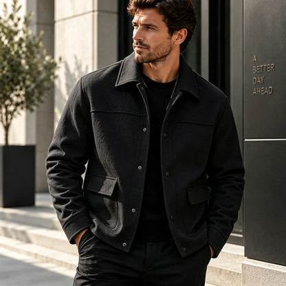 Men's Brushed Shirt Jacket