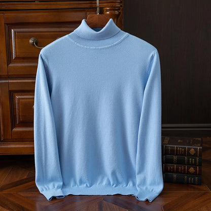 Men's Turtleneck Knit Sweater