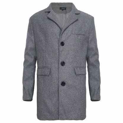 Men's Longline Textured Coat