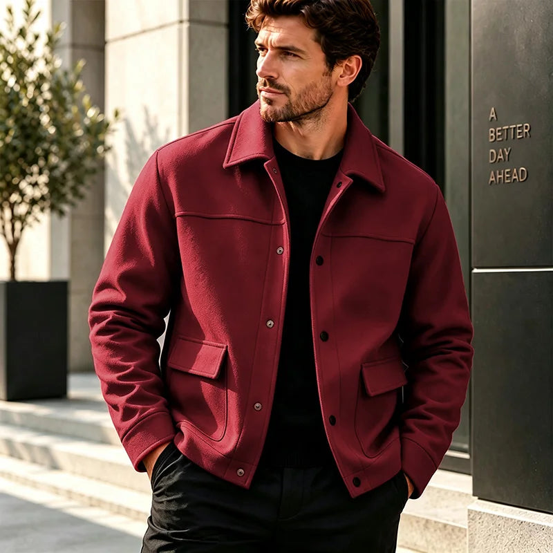 Men's Brushed Shirt Jacket