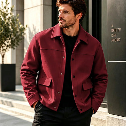 Men's Brushed Shirt Jacket