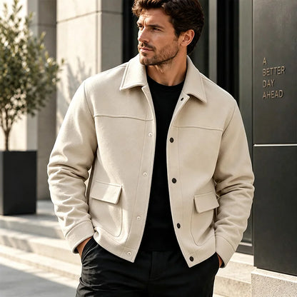Men's Brushed Shirt Jacket