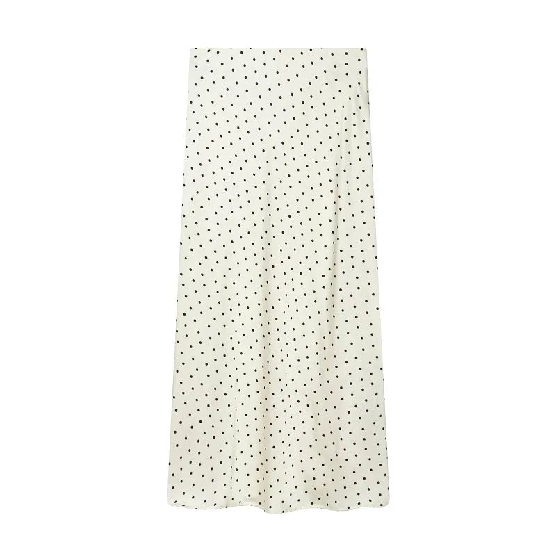 Women's Satin Midi Skirt
