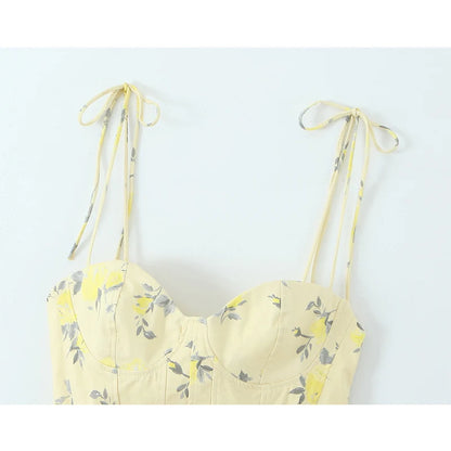 Women's Floral Corset Camisole