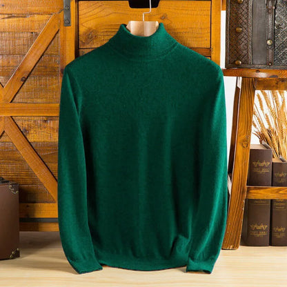 Men's Turtleneck Knit Sweater
