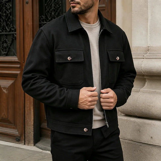 Men's Brushed Overshirt Jacket