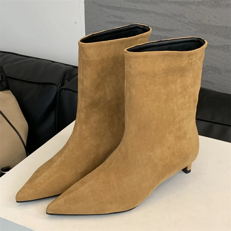 Women's Pointed-Toe Ankle Boots