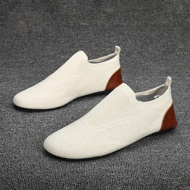 Massimos Lightweight Knit Slip-On Loafers