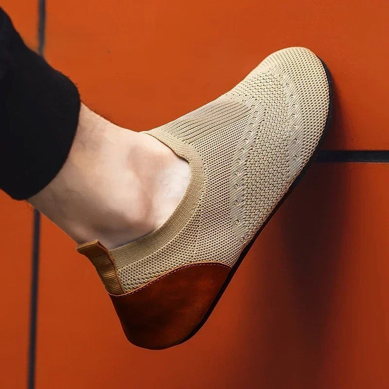 Massimos Lightweight Knit Slip-On Loafers