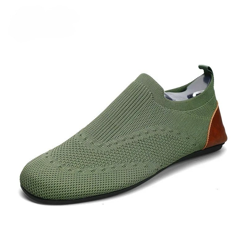 Massimos Lightweight Knit Slip-On Loafers
