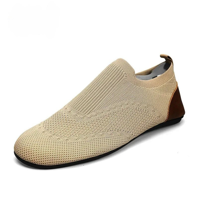 Massimos Lightweight Knit Slip-On Loafers