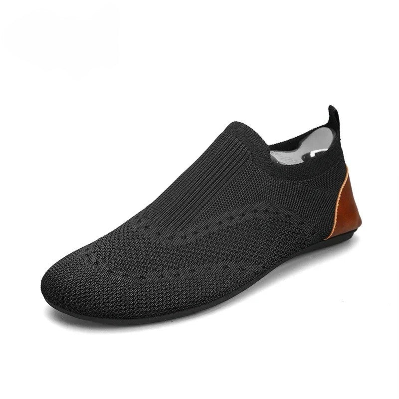 Massimos Lightweight Knit Slip-On Loafers